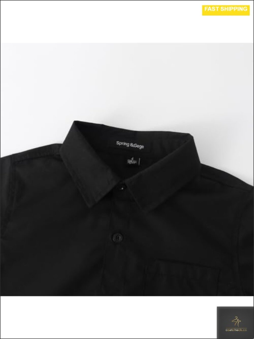 Boys Short Sleeve Dress Shirt Button Down Cotton Blend Poplin Uniform Classic - Picture 3 of 6
